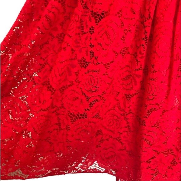 Justice, red lace dress - Picture 4 of 12